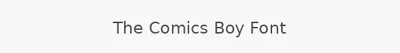 The Comics Boy Font