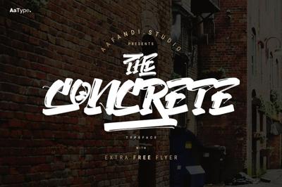 The Concrete Graffiti Font Free Download