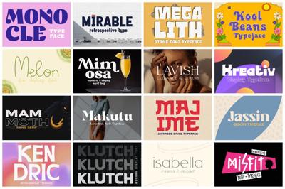 The Creator Font Bundle - 336 Fonts! Free Download