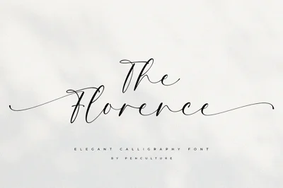 The Florence Calligraphy Font