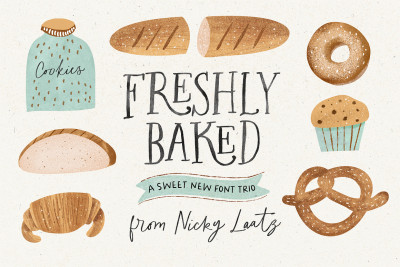 The Freshly Baked Font Trio & Dings