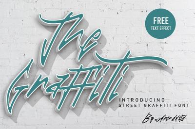 The Graffiti Font - Free Text Effect Free Download