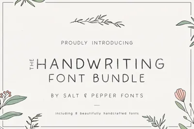 The Handwriting Font Bundle Free Download