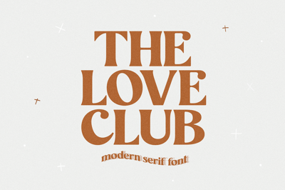 The Love Club | Modern Serif Font Free Download