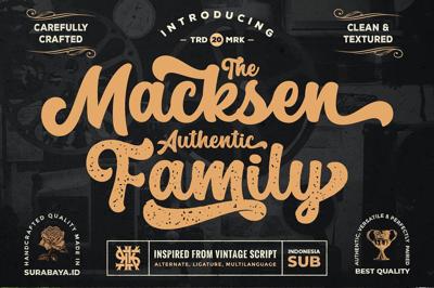 The Macksen Font Free Download