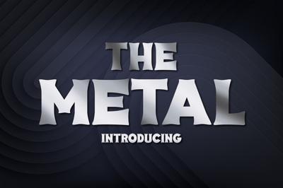 The Metal Font Free Download