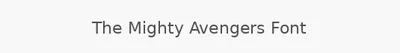 The Mighty Avengers Font