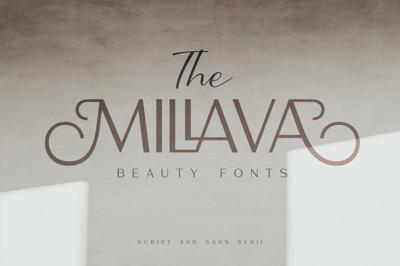 The Millava - Duo Beauty Fonts Free Download