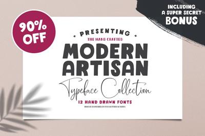 The Modern Artisan Font Collection Free Download