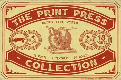 The Print Press Collection Font