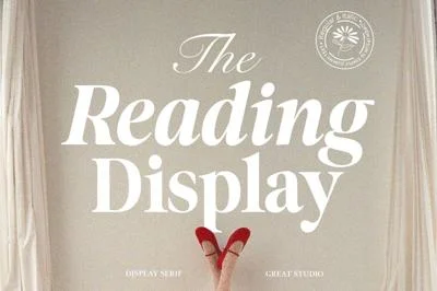 The Reading Display Font
