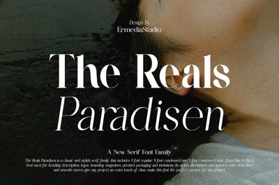 The Reals Paradisen - Serif Family Free Download