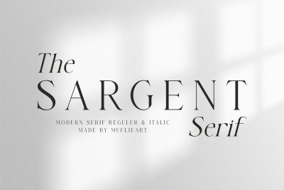 The SARGENT Serif Font