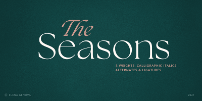 The Seasons Font