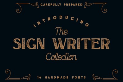 The Sign Writer Collection Font