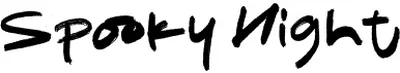 The Spooky Night Font