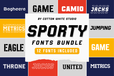 The Sporty Font Bundle Free Download