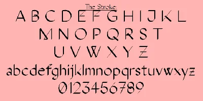 The Stroke Sans Font