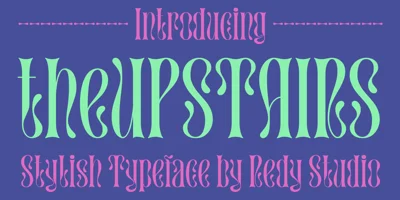 The Upstairs Font