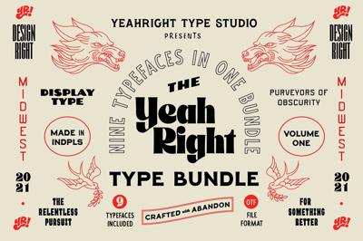 The Yeahright Type Bundle Vol 1 Free Download