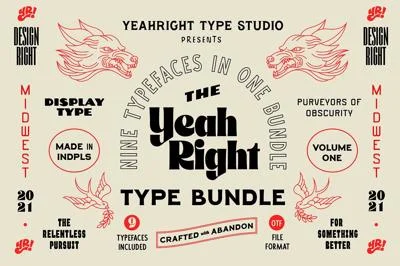 The Yeahright Type Bundle Vol 1
