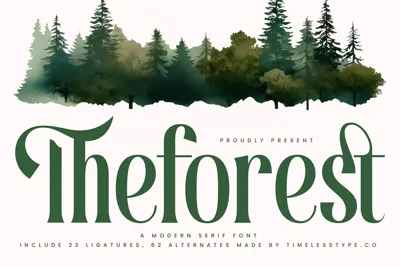 Theforest Modern Serif Font Free Download