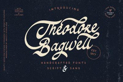 Theodore Bagwell Font Duo ( Extras) Free Download