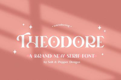 Theodore Serif Font Free Download