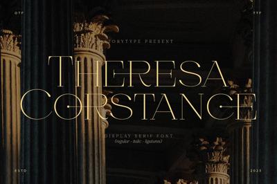 Theresa Cornstance Display Serif Free Download