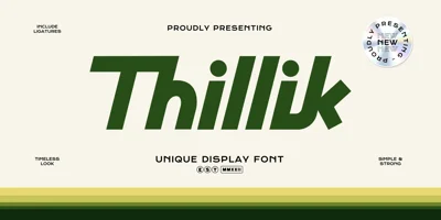 Thillik Font