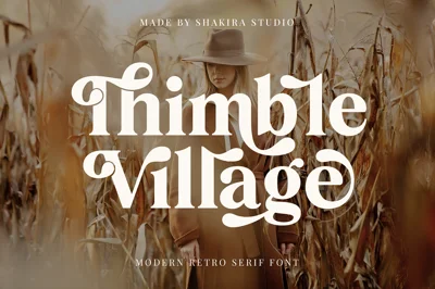 Thimble Village - Serif Display Font