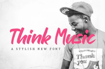 Think Music Script Font