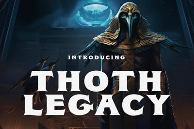 Thoth Legacy - Egyptian Typeface Free Download