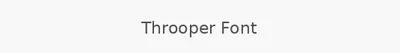 Throoper Font