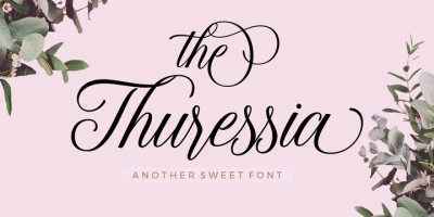 Thuressia Script Font