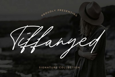 Tiffanyed Signature Wedding Font