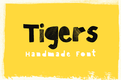 Tigers — Block Font Free Download