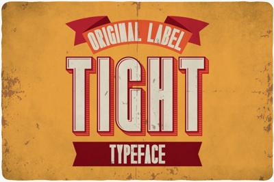 Tight typeface Free Download