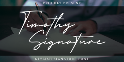 Timothy Signature Free Download