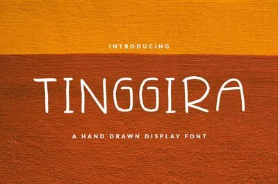 TINGGIIRA FONT BOOK & CHILDISH