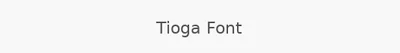 Tioga Font