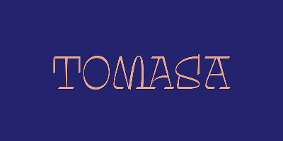 Tomasa Font Free Download