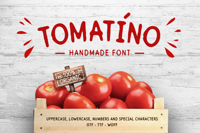 Tomatino. Handmade Sans Serif Font Free Download