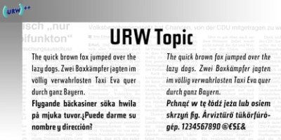 Topic Font