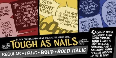 Tough As Nails BB Font