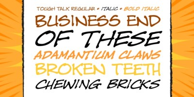 Tough Talk Font