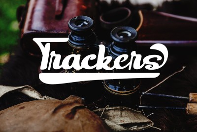 Trackers- Bold Script Font