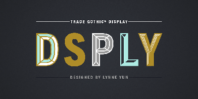 Trade Gothic Display Free Download