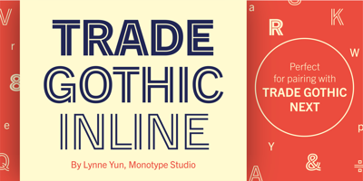 Trade Gothic Inline Free Download