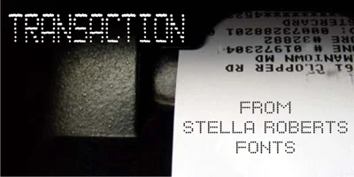 Transaction SRF Font